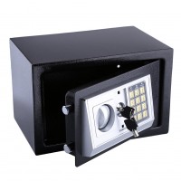 8.5L Digital Safe Box Safety Electronic Security Steel Cash Lock Box for Home, Office, Hotel